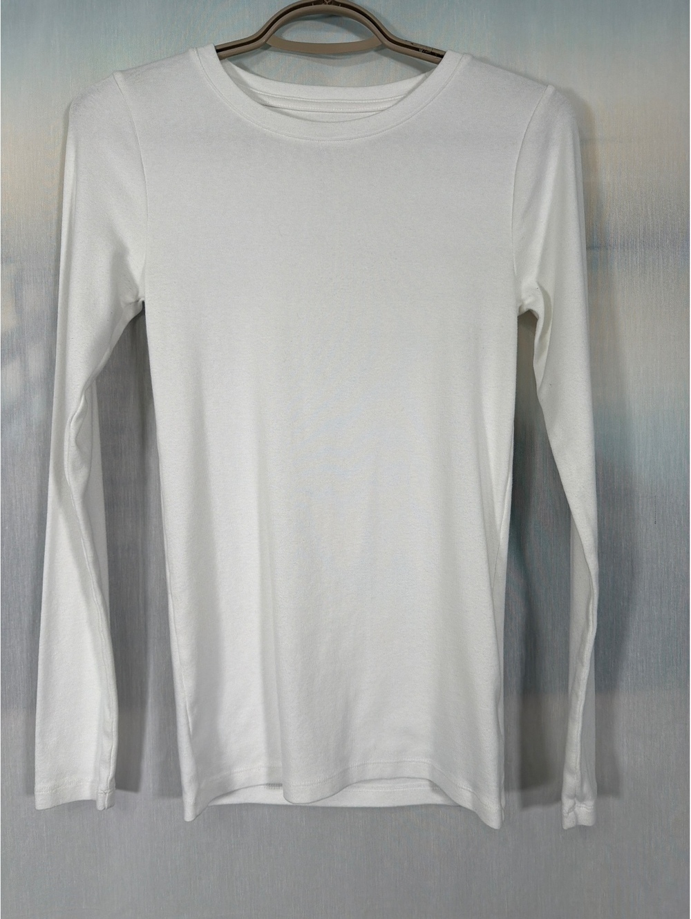 Gap Modern Tee White Long Sleeve T-Shirt Women's XS
